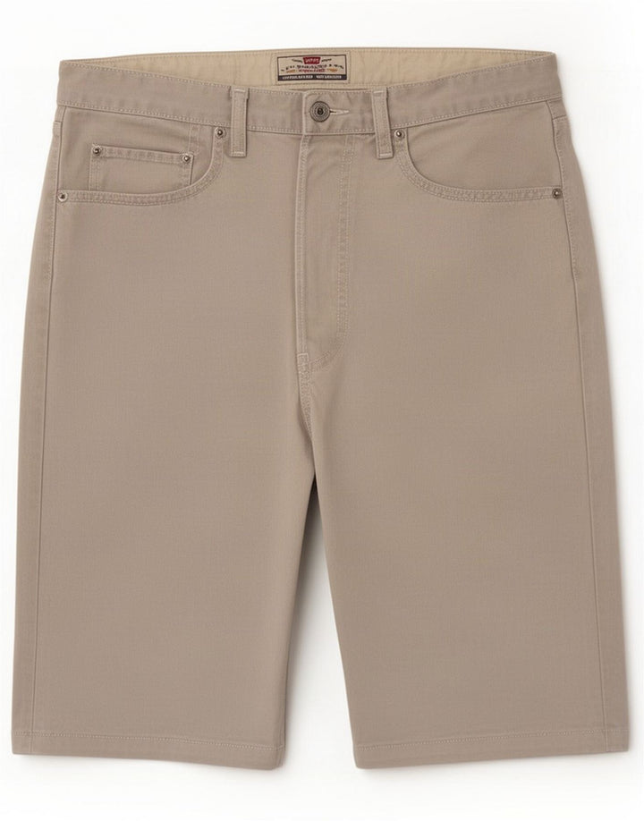 Levi's Short en jean classique pour homme Large W33 Coton beige