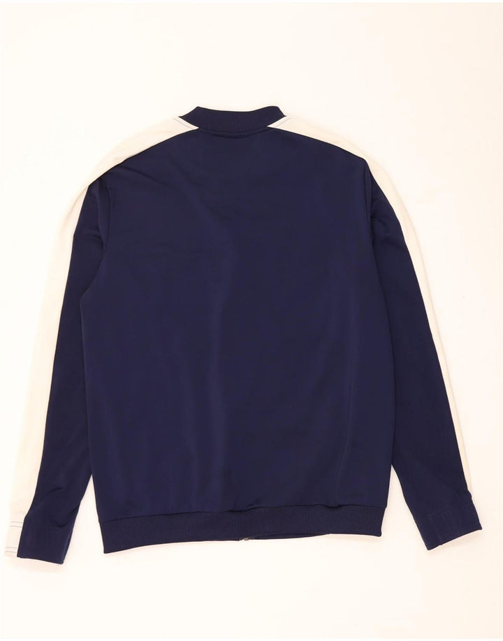 Puma Veste de survêtement pour homme Taille S Bleu marine Colorblock Polyester