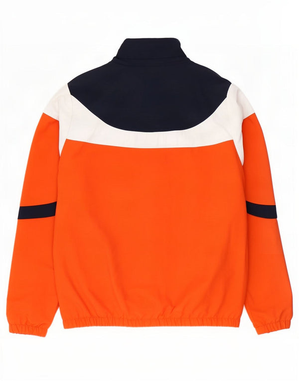 Ellesse Veste de survêtement pour homme Orange moyen Colourblock