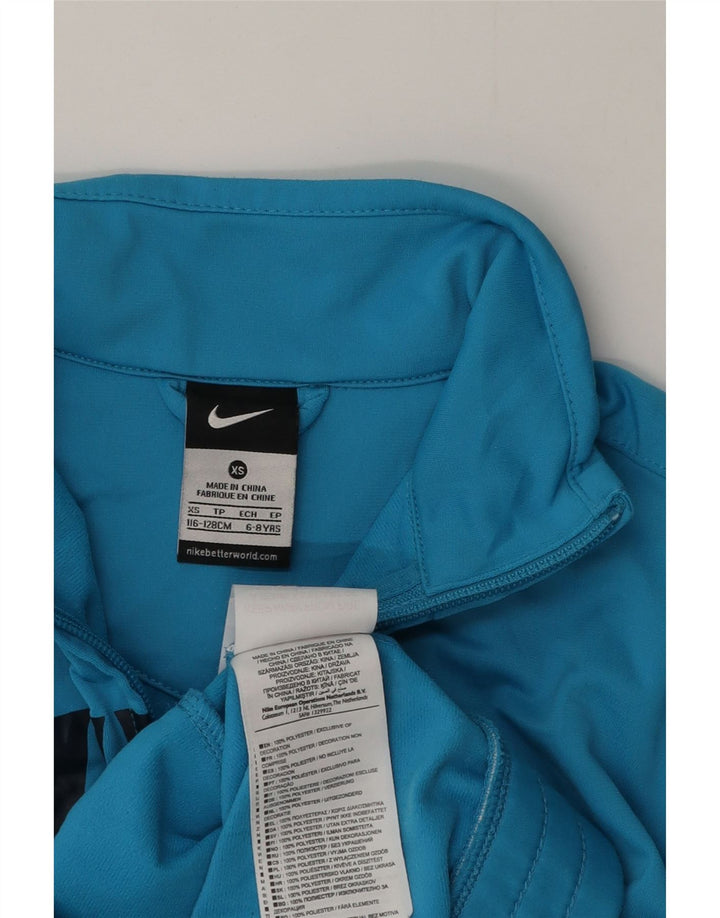 Nike Veste de survêtement graphique pour garçon 6-7 ans XS Bleu Polyester