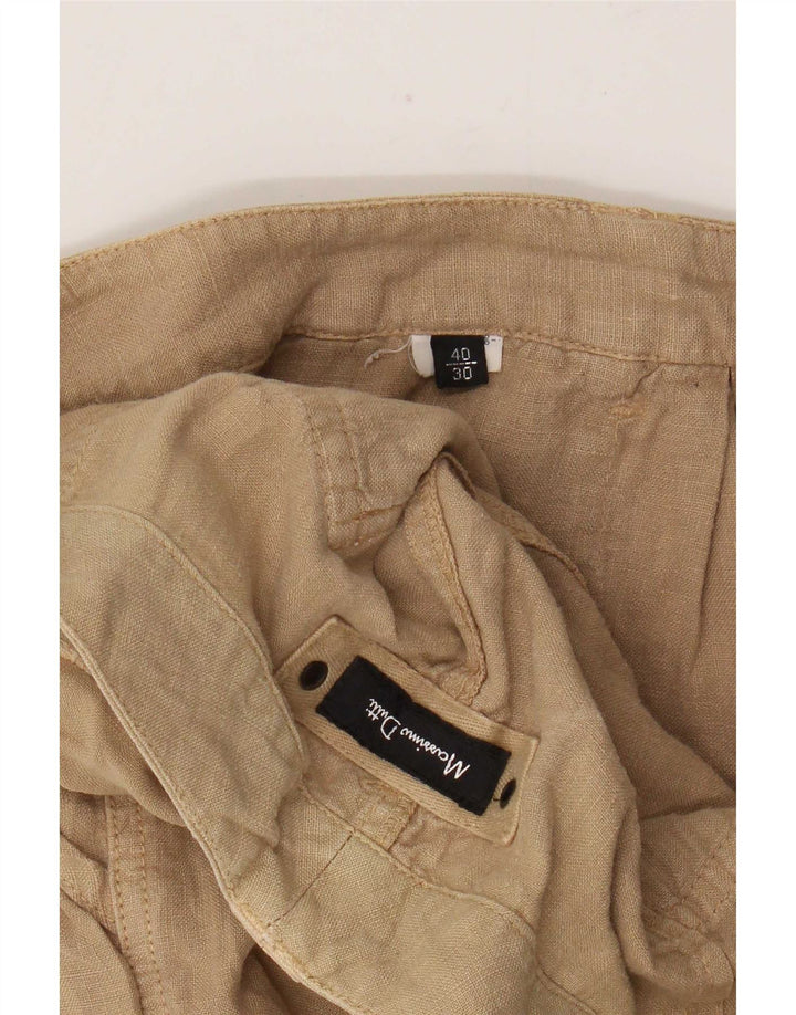 Massimo Dutti Mini-jupe Femme Medium W30 Beige