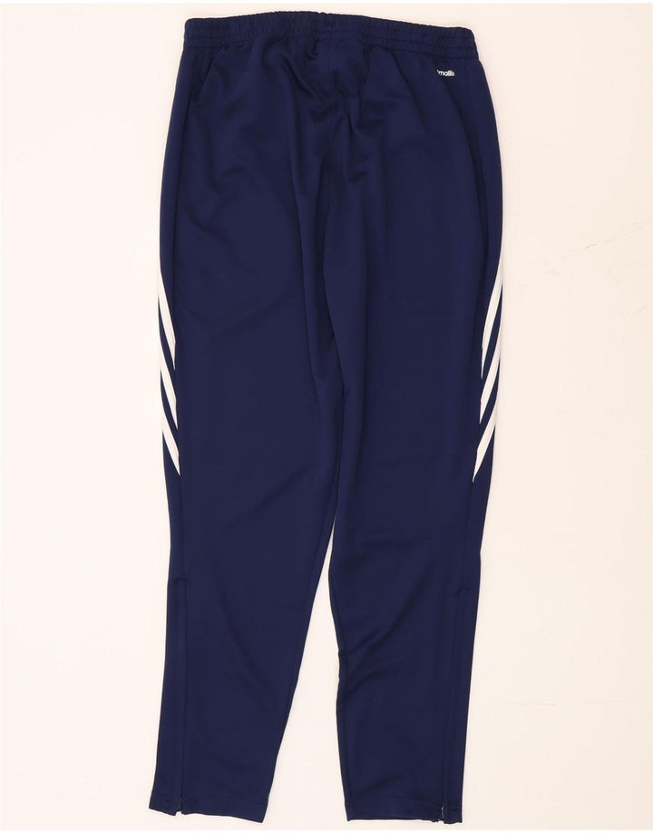 Adidas Pantalon de survêtement Climalite pour homme Large Bleu marine Polyester