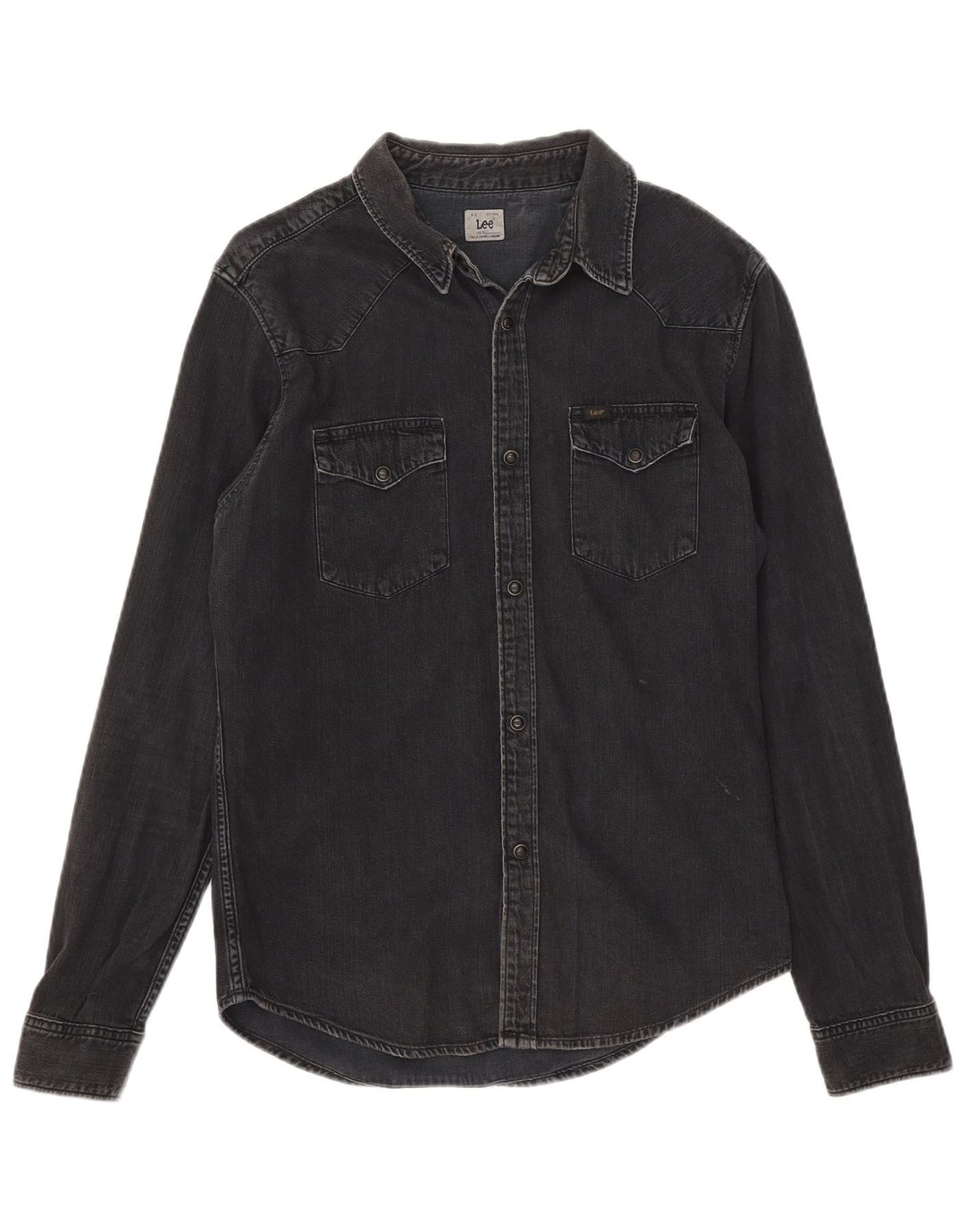 LEE Chemise en Jean Homme Noir Moyen Coton