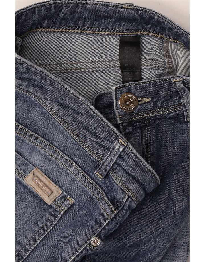 MARKS & SPENCER Jean bootcut autographe pour femme UK 10 Small W28 Bleu Coton