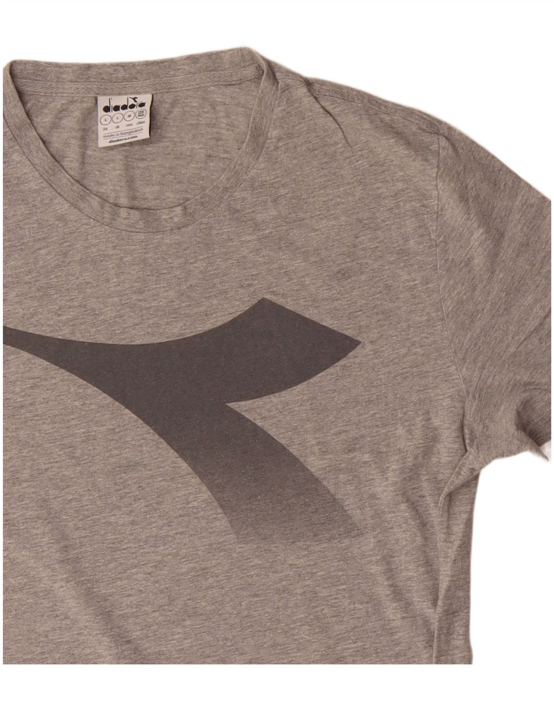 Diadora T-Shirt Graphique Homme Grand Gris