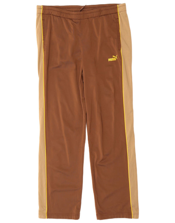 PUMA Pantalon de survêtement pour femme UK 42 Polyester color block marron moyen