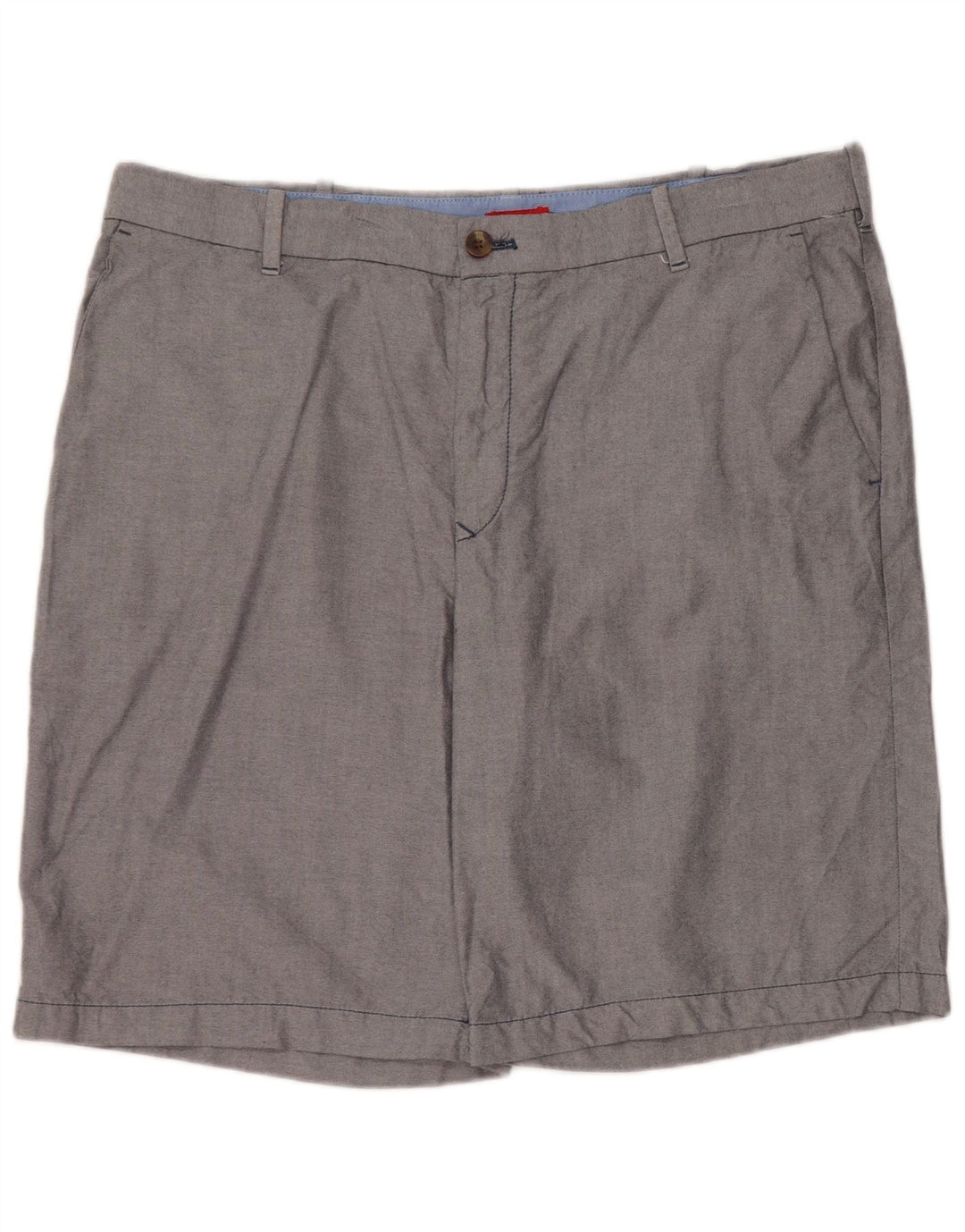 Izod Short Chino Homme W38 XL Gris Coton