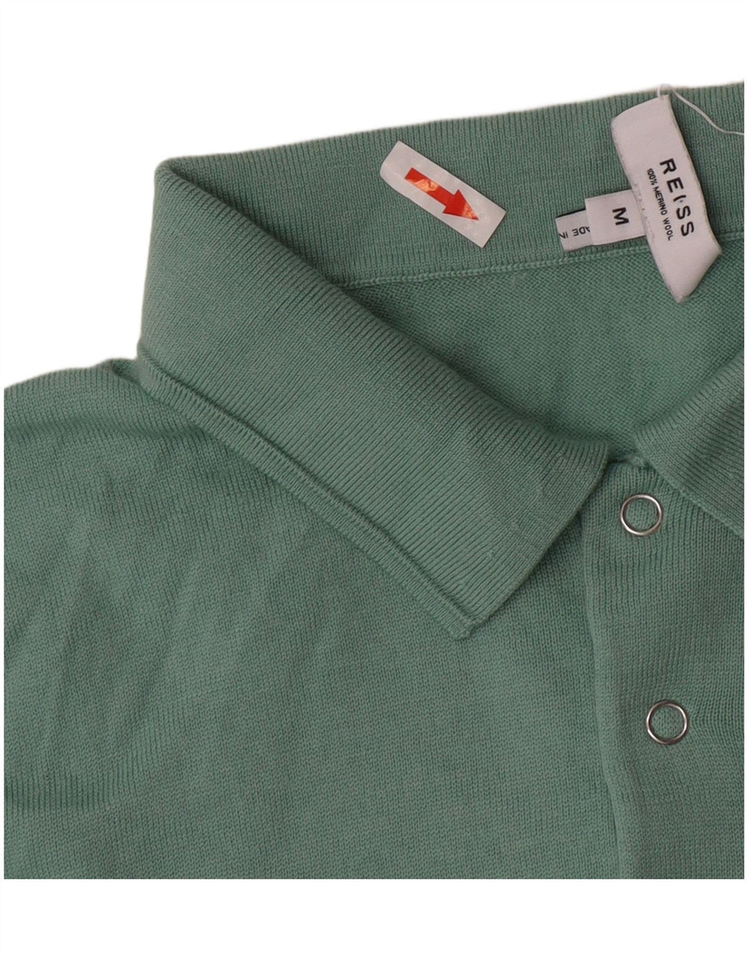 Reiss Polo Homme Laine Vert Moyen