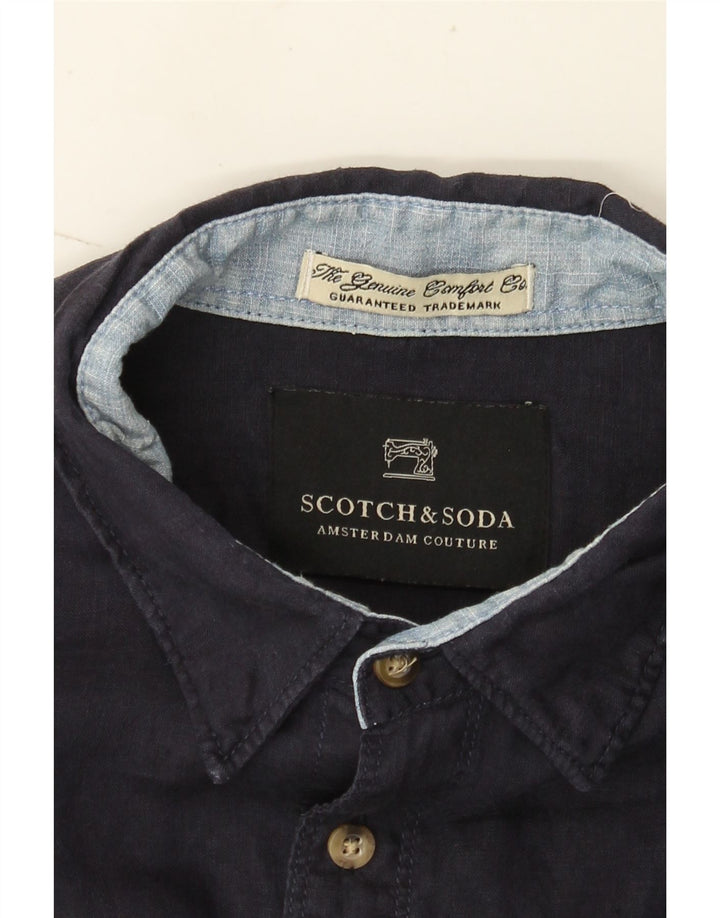 Scotch & Soda Chemise Amsterdam Couture Homme Bleu Marine Moyen