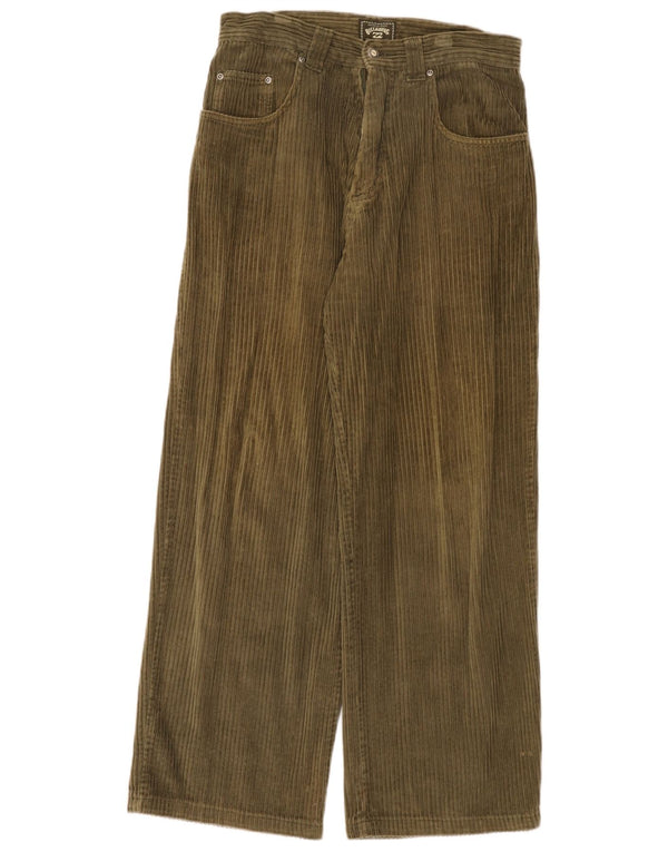 Billabong Pantalon large en velours côtelé pour homme W31 L30 Coton kaki