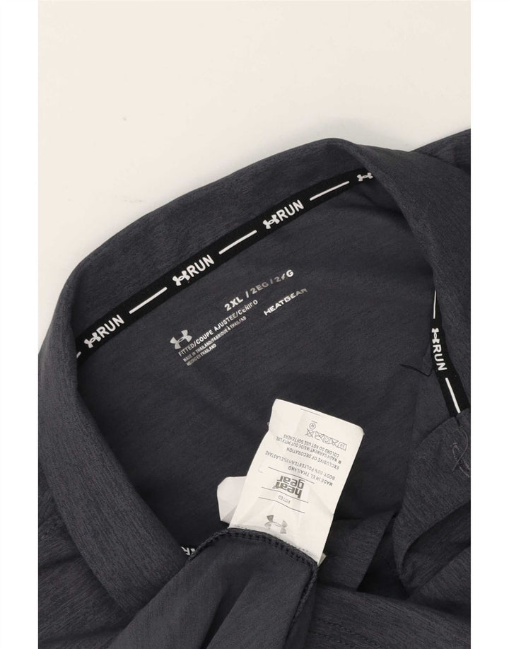 Under Armour Polo Homme 2XL Gris Polyester