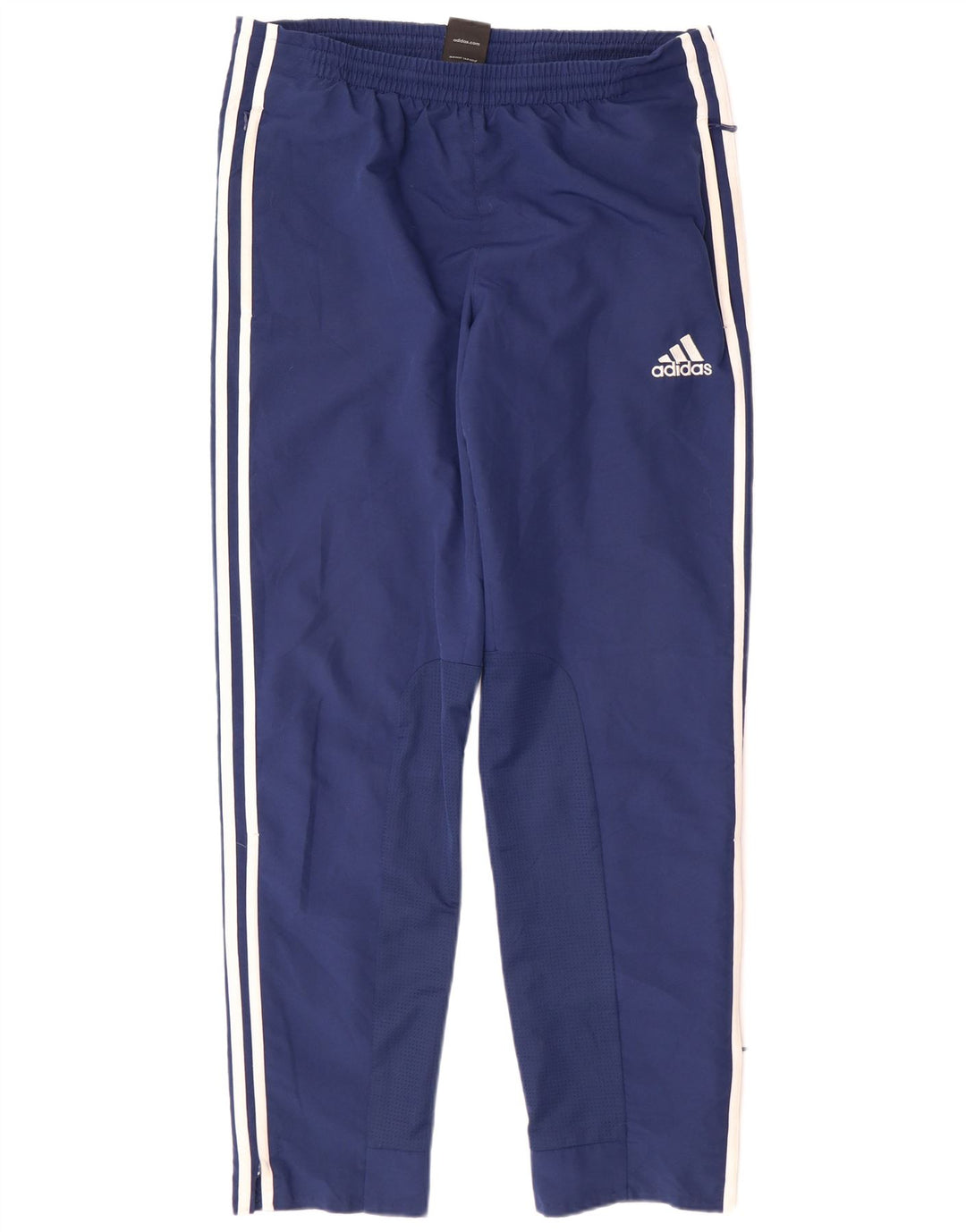 Adidas Pantalon de survêtement pour homme UK 38/40 Bleu marine moyen Polyester