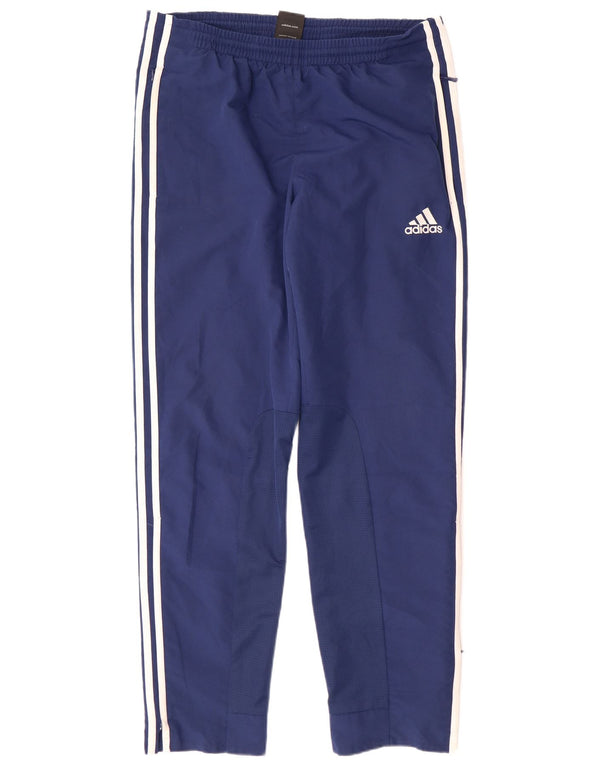 Adidas Mens Tracksuit Trousers UK 38/40 Medium Navy Blue Polyester