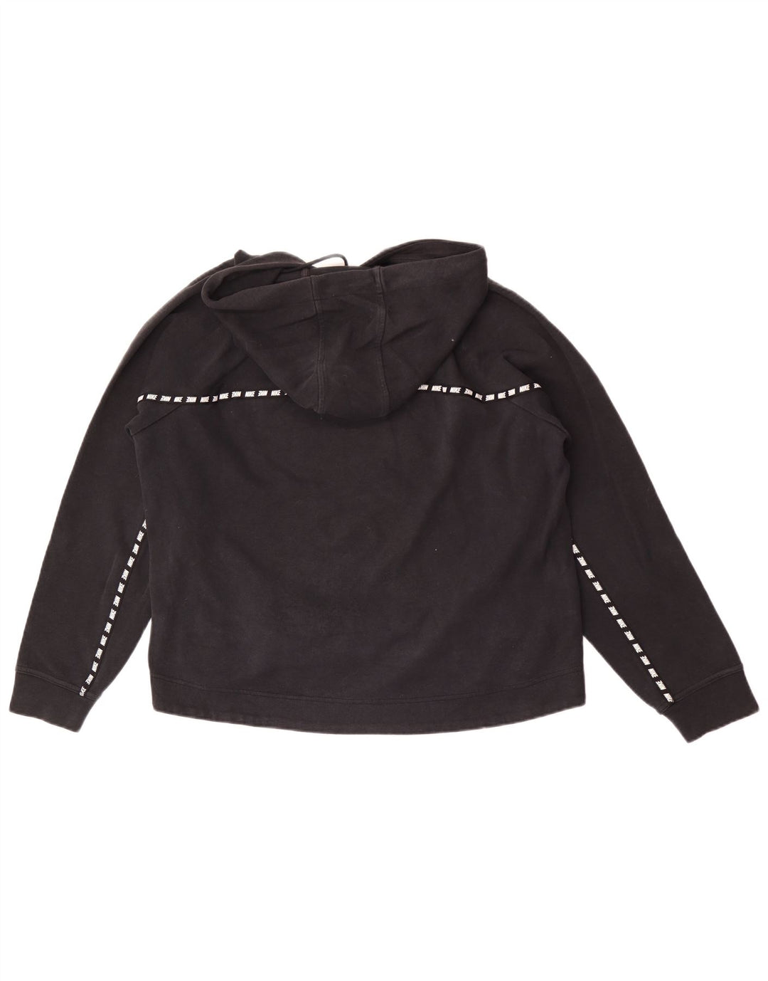 Nike Pull à capuche graphique pour femme UK 14 Noir moyen