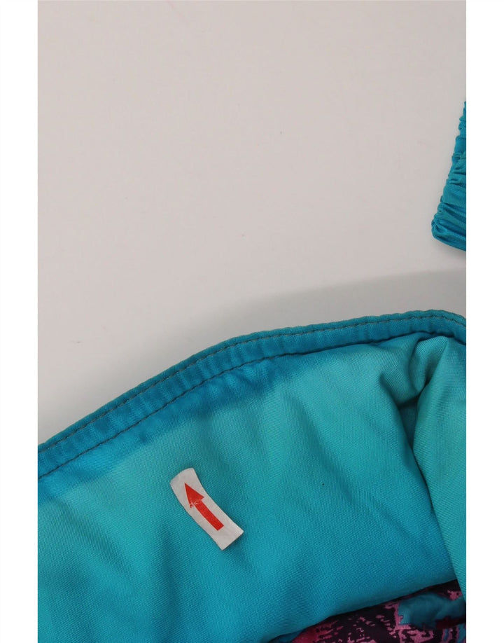 COLMAR Veste de ski à capuche coupe ample pour homme IT 44 XS Bleu Colourblock