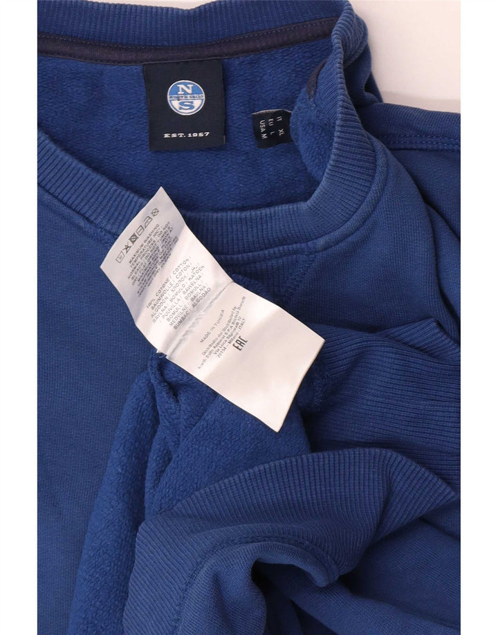 North Sails Sweat-shirt pour homme en coton bleu Taille L