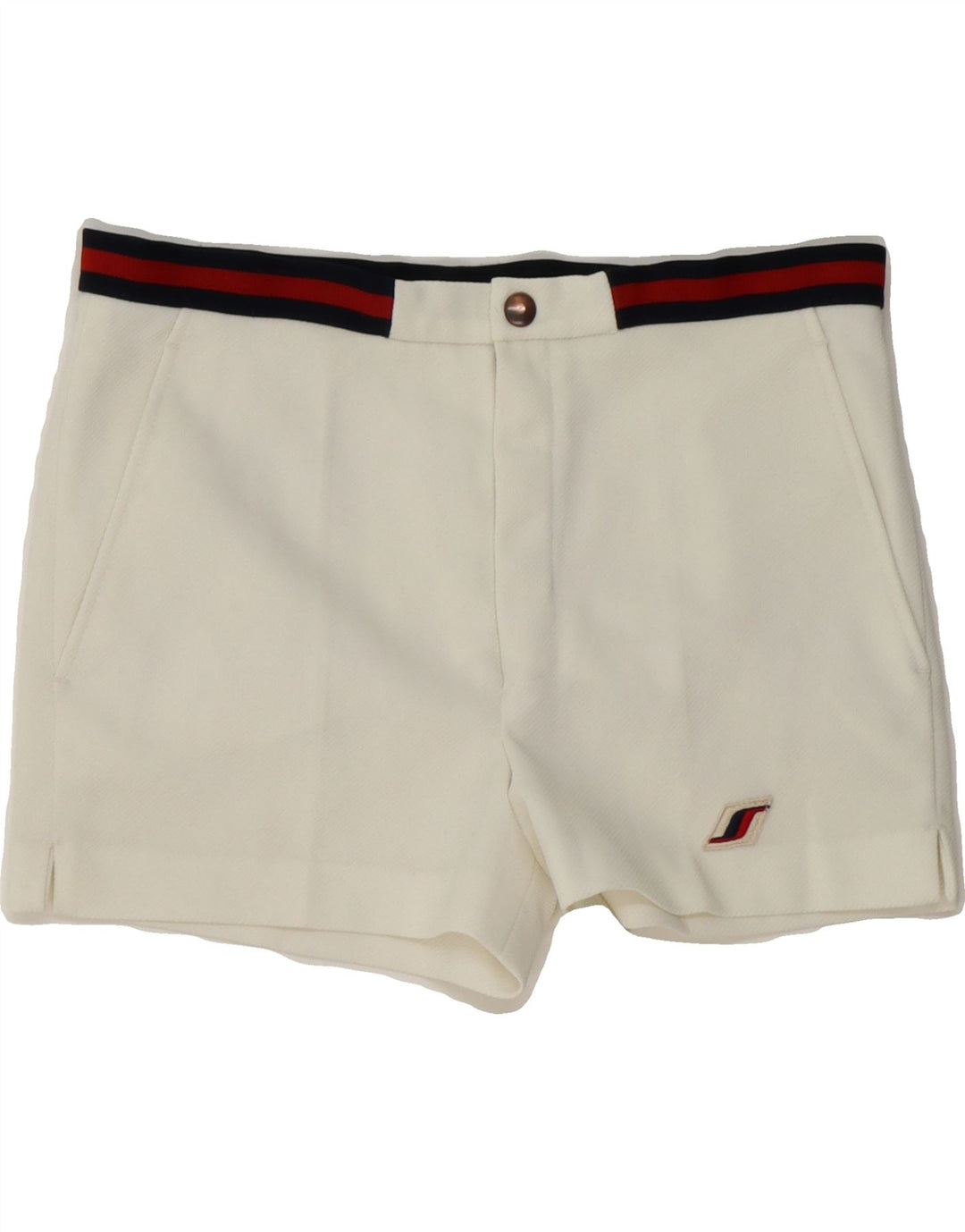 VINTAGE Womens Chino Shorts W32 Large  White Vintage Vintage and Second-Hand Vintage from Messina Hembry 