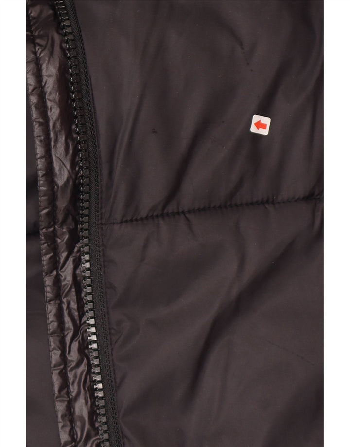Fila Veste matelassée coupe ample pour homme UK 36 Small Noir Nylon