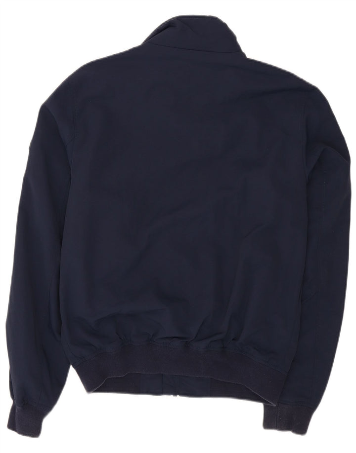 Tommy Hilfiger Veste Bomber Homme UK 36 Petit Bleu Marine Polyamide