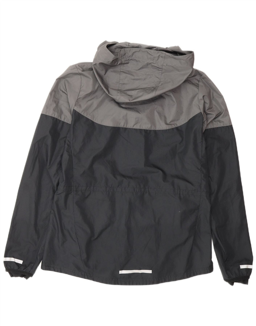 NIKE Veste de pluie à capuche pour homme UK 38 Polyester color block noir moyen
