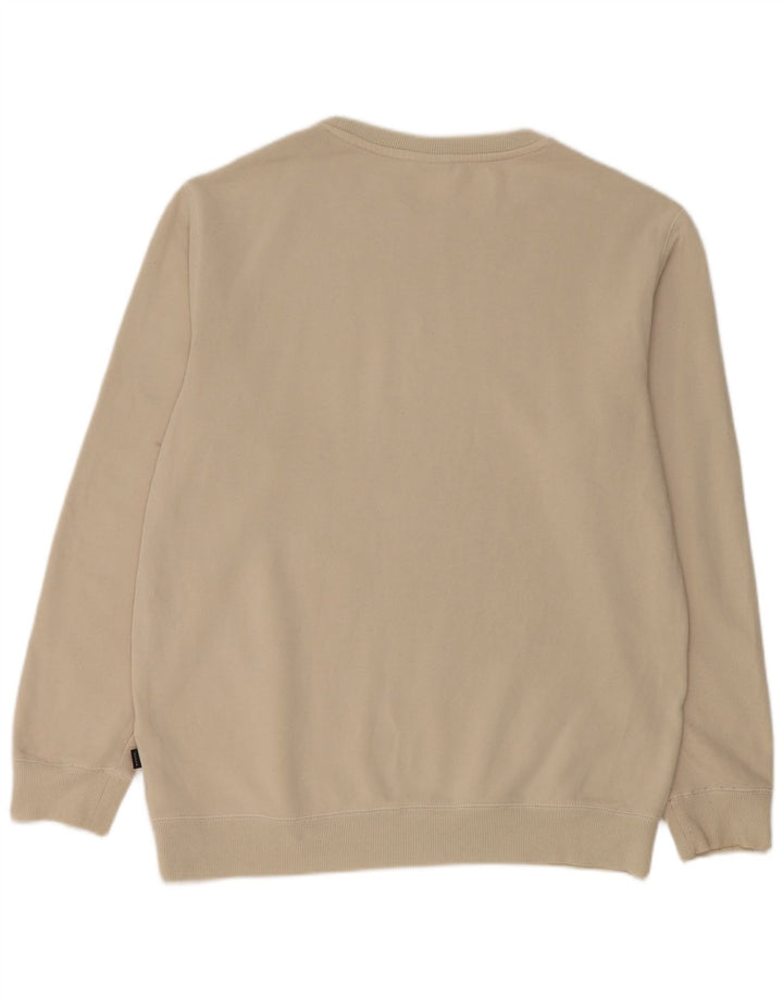 Rip Curl Sweat-shirt pour homme en coton beige grand