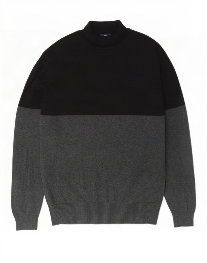 French Connection Pull col roulé pour femme UK 14 Gris moyen
