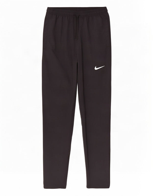 Nike Womens Dri Fit Tracksuit Trousers UK 14 Medium Black Polyester