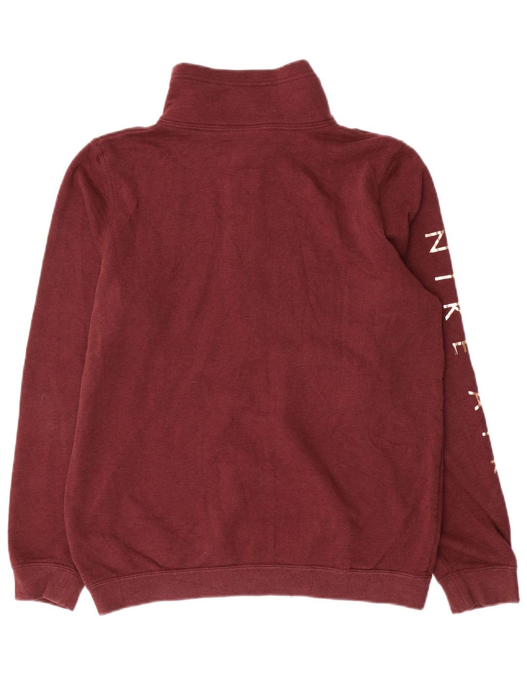 Nike Sweat-shirt graphique surdimensionné pour femme UK 10 Petit Bordeaux