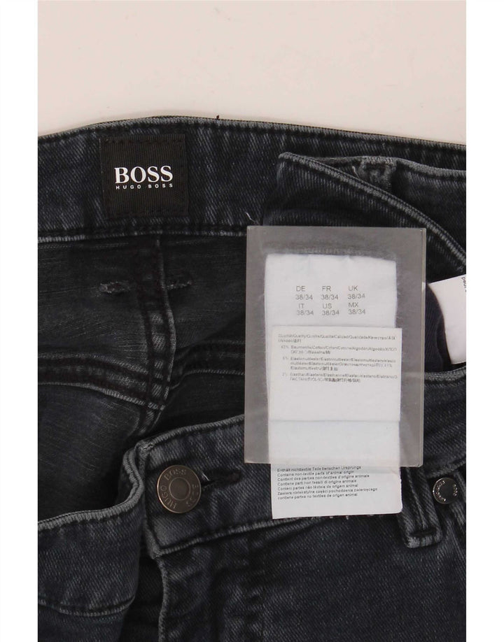 Hugo Boss Jean Slim W38 L34 Bleu Coton Homme