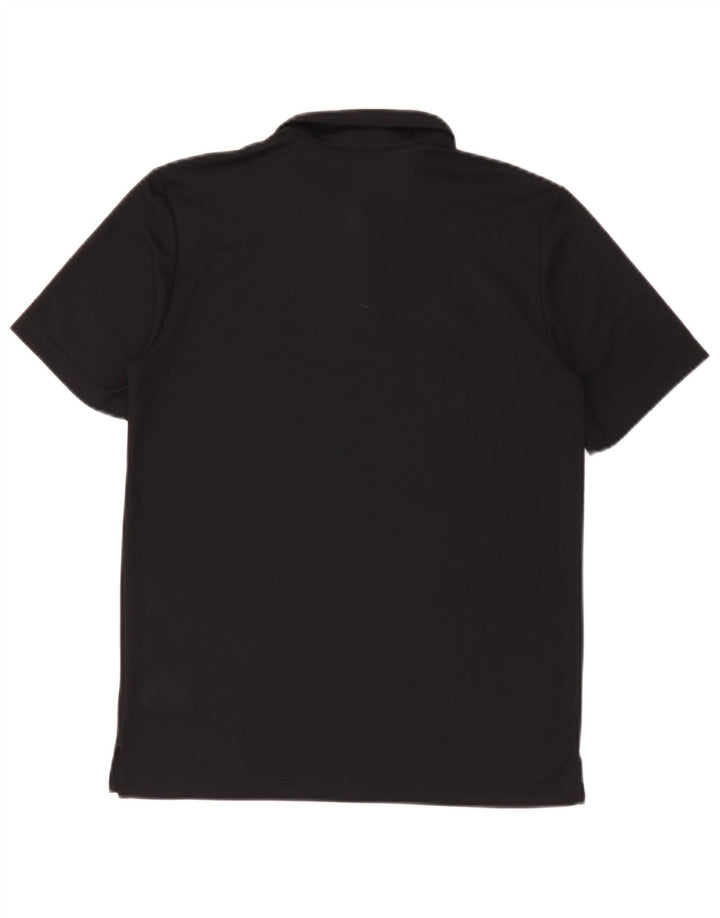 Polo Adidas Garçon Climalite 13-14 ans Noir Polyester