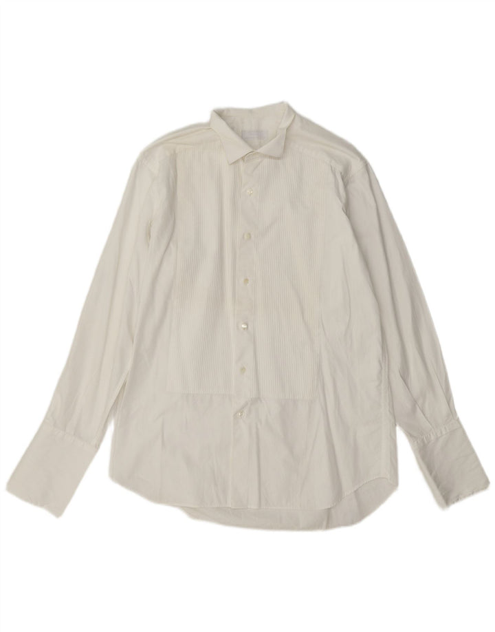 Acerbi Chemise formelle pour homme Taille 38 15 Blanc moyen