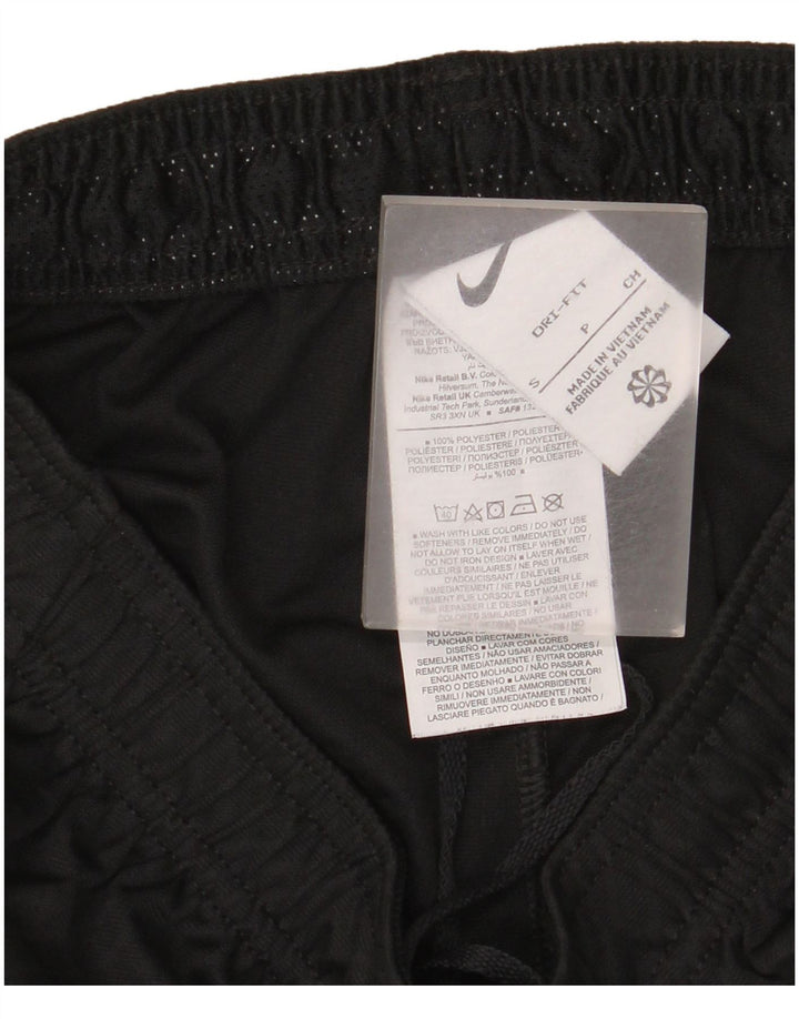 Nike Short de sport Dri Fit pour femme UK 8 Small Noir Polyester