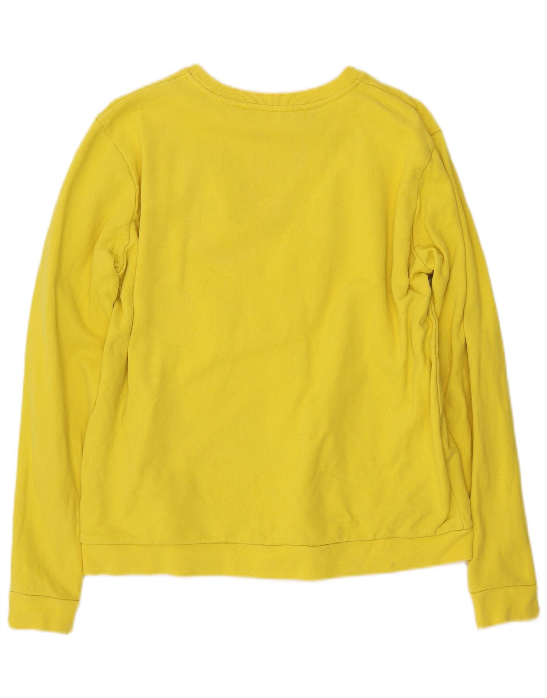 KARL LAGERFELD Sweat-shirt pour femme UK 16 Large Jaune Coton