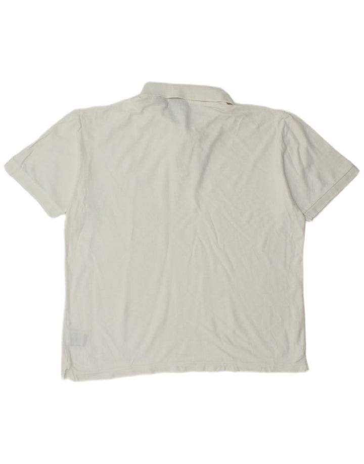 Fila Polo Homme Blanc Moyen