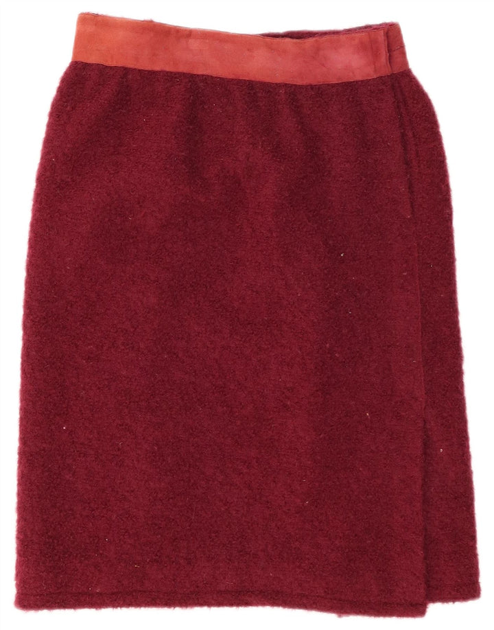 Alberta Ferretti Jupe droite W30 pour femme Bordeaux moyen