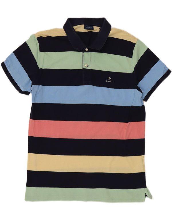 GANT Polo Homme XL Coton Rayé Multicolore