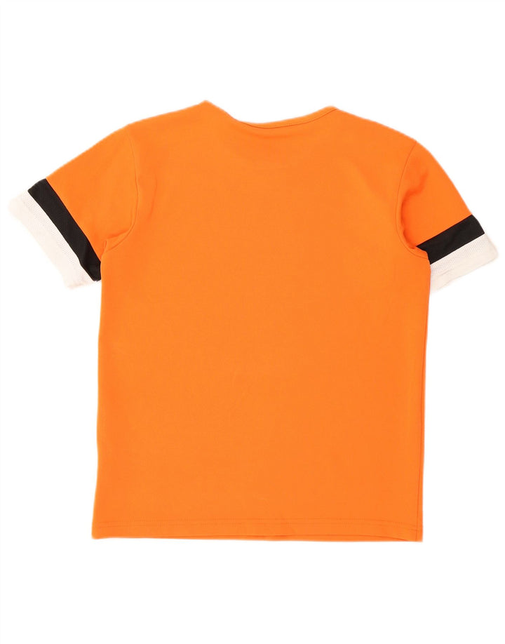 Puma T-Shirt Garçon 11-12 ans Orange Colorblock Polyester