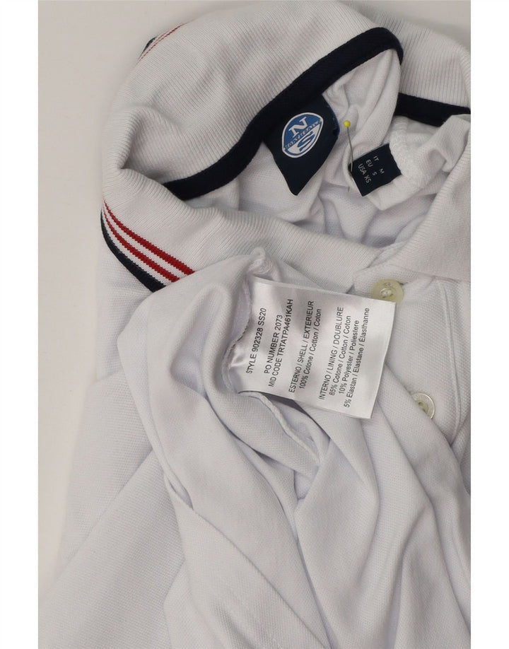 North Sails Polo Graphique Homme Petit Coton Blanc