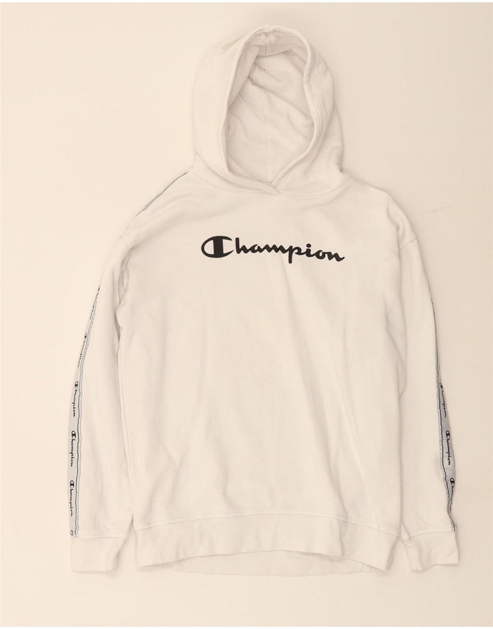 CHAMPION Pull à capuche graphique pour garçon 13-14 ans XL Blanc
