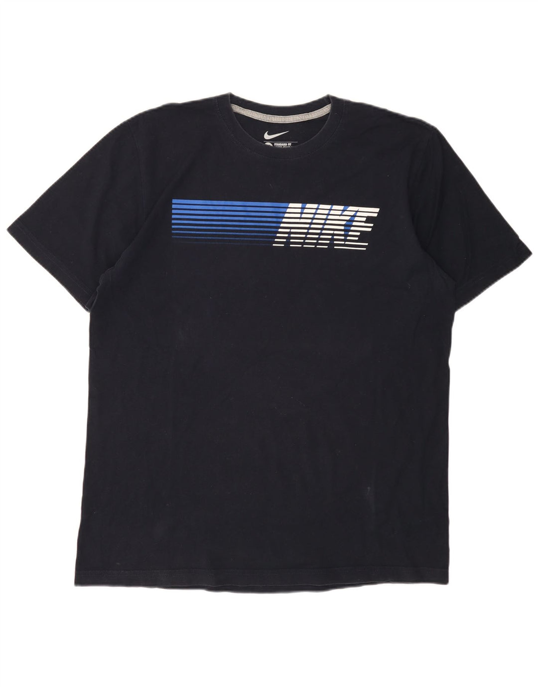NIKE T-shirt graphique coupe standard pour homme UK 46/48 XL Bleu marine