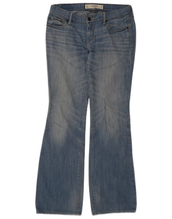 Abercrombie & Fitch Jean bootcut pour femme US 2 XS W26 L31 Bleu Coton