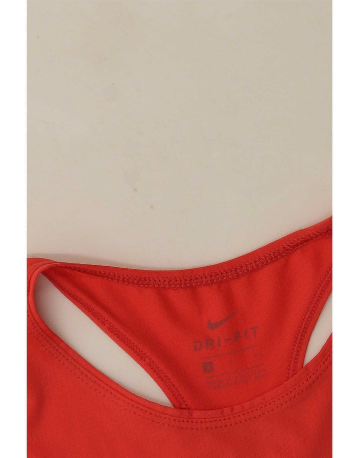 Nike Dri Fit Débardeur pour femme UK 10 Petit Orange