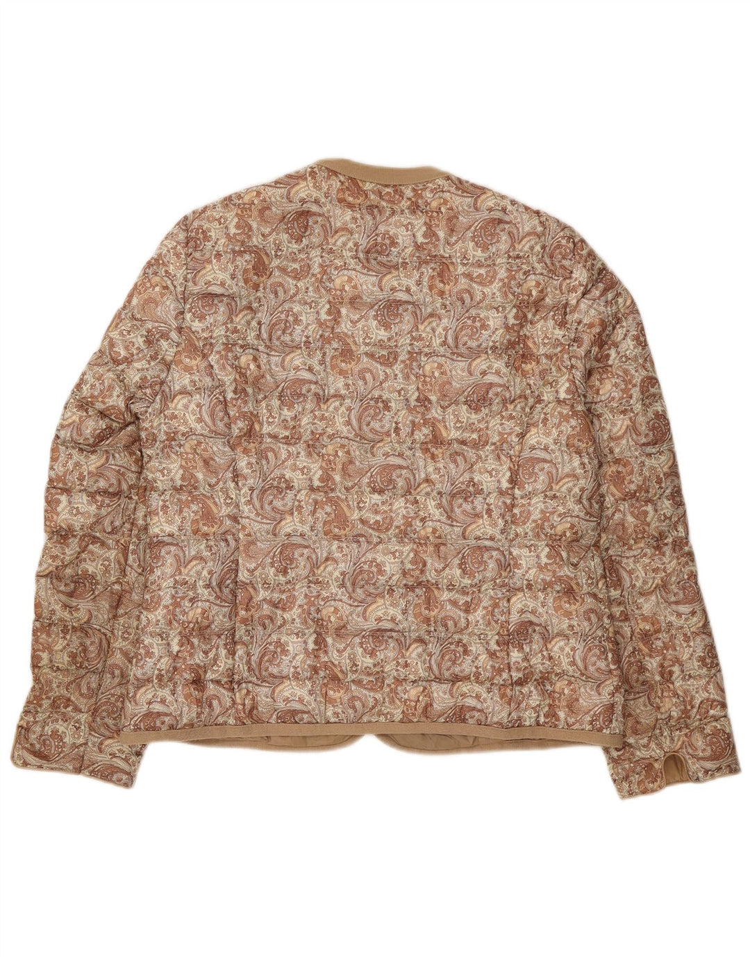 Betty Barclay Veste matelassée pour femme UK 16 Large Beige Paisley Polyester