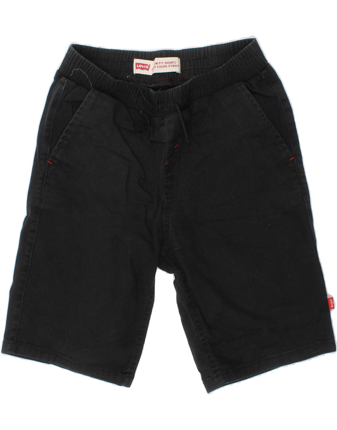 LEVI'S Boys Chino Shorts 7-8 Years Medium W23  Black Cotton Vintage Levi's and Second-Hand Levi's from Messina Hembry 