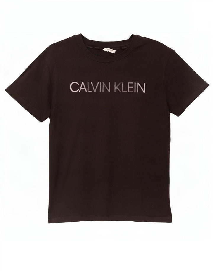 Calvin Klein T-Shirt Graphique Homme Noir Moyen