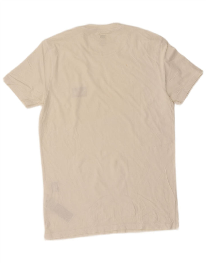 Levi's Tee-Shirt Slim Homme Blanc Moyen Coton