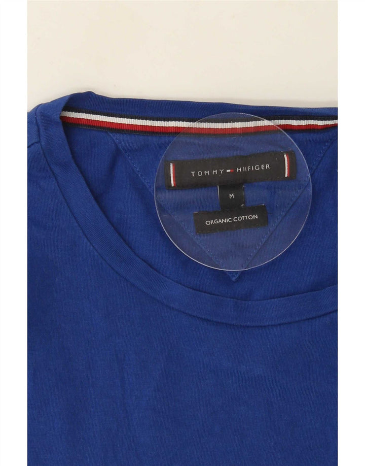 Tommy Hilfiger T-Shirt Graphique Homme Bleu Moyen Coton