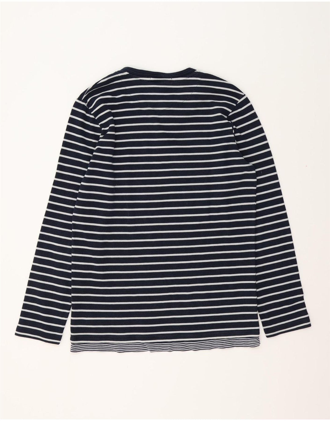 SCOTCH & SODA Haut Homme Manches Longues Large Bleu Marine Rayé Coton