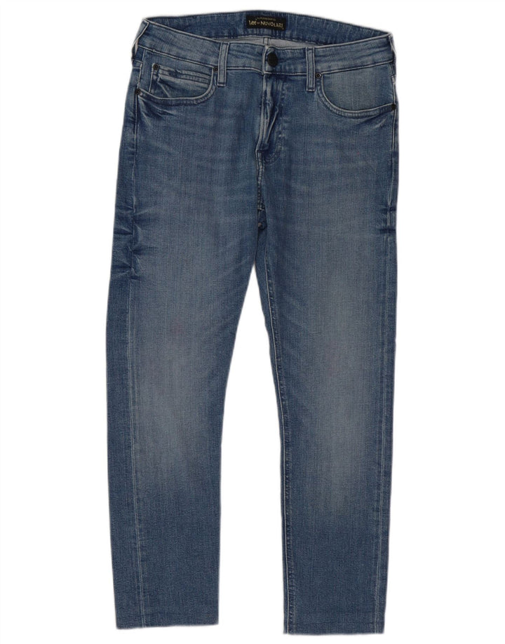 Lee Jean Slim Malone Femme W30 L26 Bleu Coton