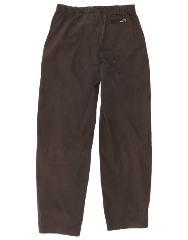 Nike Pantalon décontracté droit pour femme US 4/6 Small W30 L29 Gris Polyester